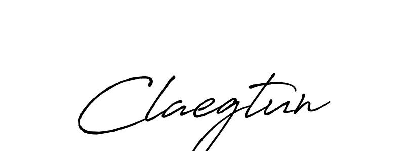 Make a beautiful signature design for name Claegtun. With this signature (Antro_Vectra_Bolder) style, you can create a handwritten signature for free. Claegtun signature style 7 images and pictures png