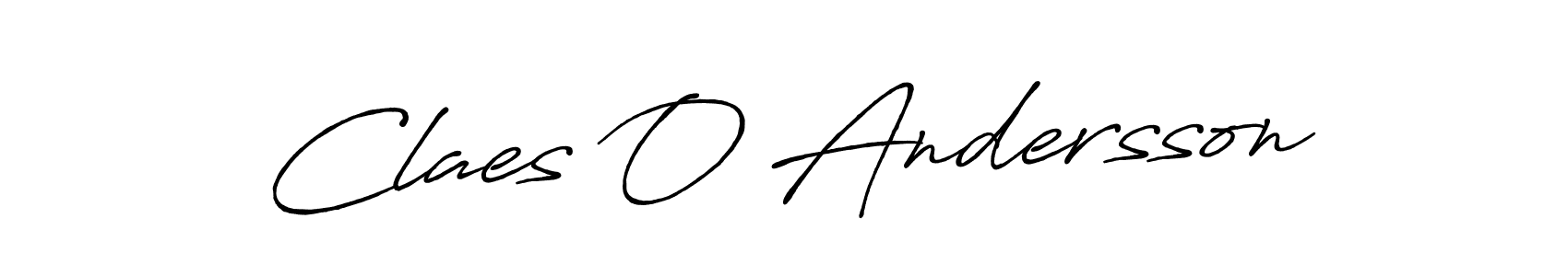 Design your own signature with our free online signature maker. With this signature software, you can create a handwritten (Antro_Vectra_Bolder) signature for name Claes O Andersson. Claes O Andersson signature style 7 images and pictures png