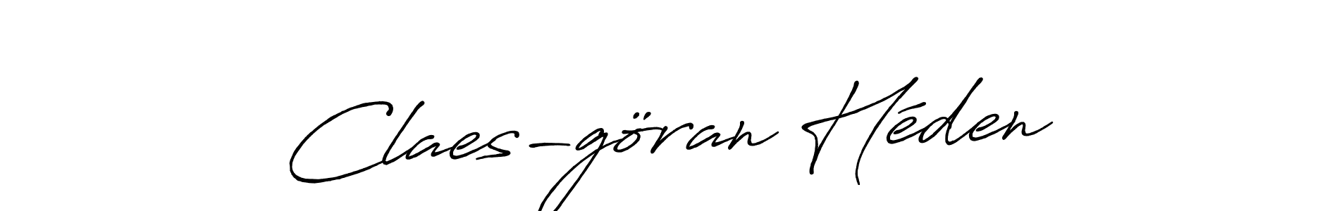 Use a signature maker to create a handwritten signature online. With this signature software, you can design (Antro_Vectra_Bolder) your own signature for name Claes-göran Héden. Claes-göran Héden signature style 7 images and pictures png