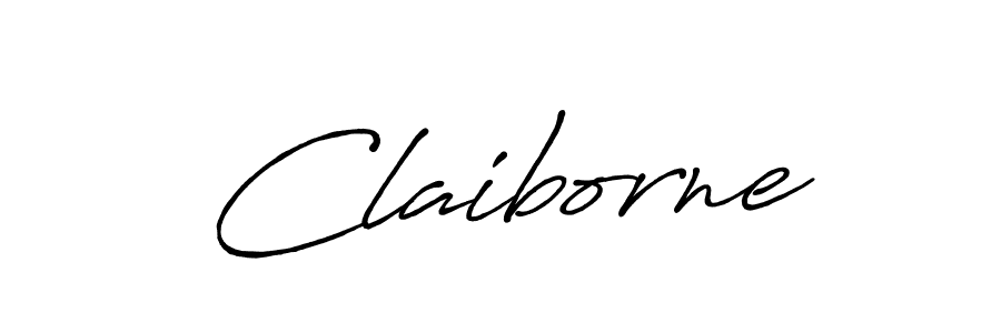 How to make Claiborne name signature. Use Antro_Vectra_Bolder style for creating short signs online. This is the latest handwritten sign. Claiborne signature style 7 images and pictures png