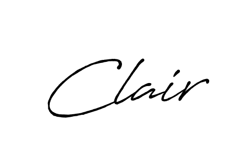 Create a beautiful signature design for name Clair. With this signature (Antro_Vectra_Bolder) fonts, you can make a handwritten signature for free. Clair signature style 7 images and pictures png