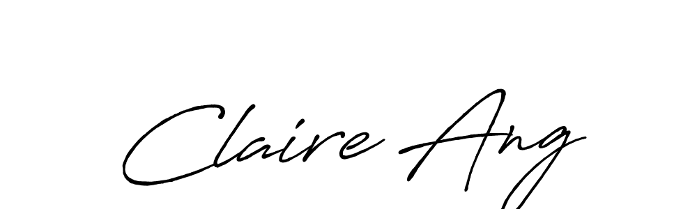Also we have Claire Ang name is the best signature style. Create professional handwritten signature collection using Antro_Vectra_Bolder autograph style. Claire Ang signature style 7 images and pictures png