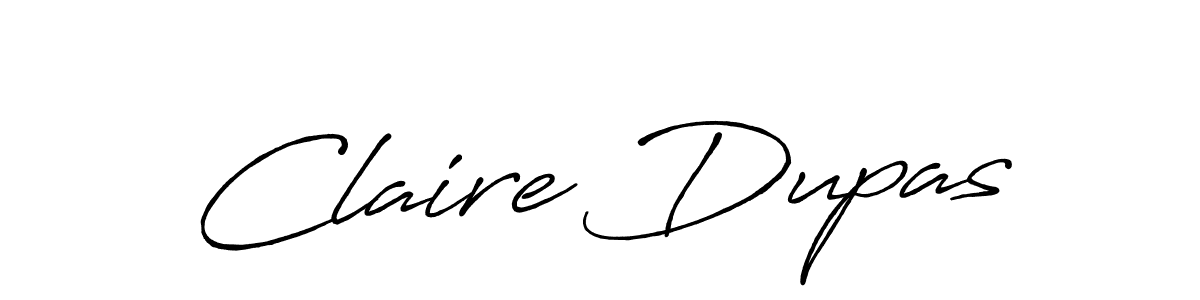 Also You can easily find your signature by using the search form. We will create Claire Dupas name handwritten signature images for you free of cost using Antro_Vectra_Bolder sign style. Claire Dupas signature style 7 images and pictures png