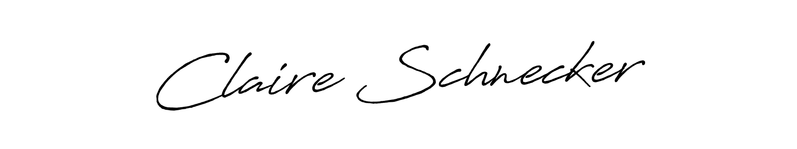 Make a short Claire Schnecker signature style. Manage your documents anywhere anytime using Antro_Vectra_Bolder. Create and add eSignatures, submit forms, share and send files easily. Claire Schnecker signature style 7 images and pictures png