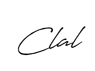 Design your own signature with our free online signature maker. With this signature software, you can create a handwritten (Antro_Vectra_Bolder) signature for name Clal. Clal signature style 7 images and pictures png
