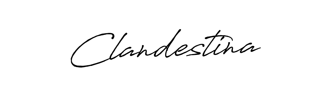 Make a short Clandestina signature style. Manage your documents anywhere anytime using Antro_Vectra_Bolder. Create and add eSignatures, submit forms, share and send files easily. Clandestina signature style 7 images and pictures png