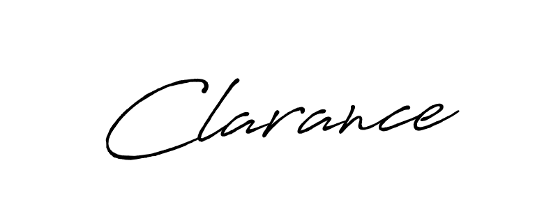 Create a beautiful signature design for name Clarance. With this signature (Antro_Vectra_Bolder) fonts, you can make a handwritten signature for free. Clarance signature style 7 images and pictures png