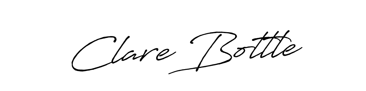 Also we have Clare Bottle name is the best signature style. Create professional handwritten signature collection using Antro_Vectra_Bolder autograph style. Clare Bottle signature style 7 images and pictures png