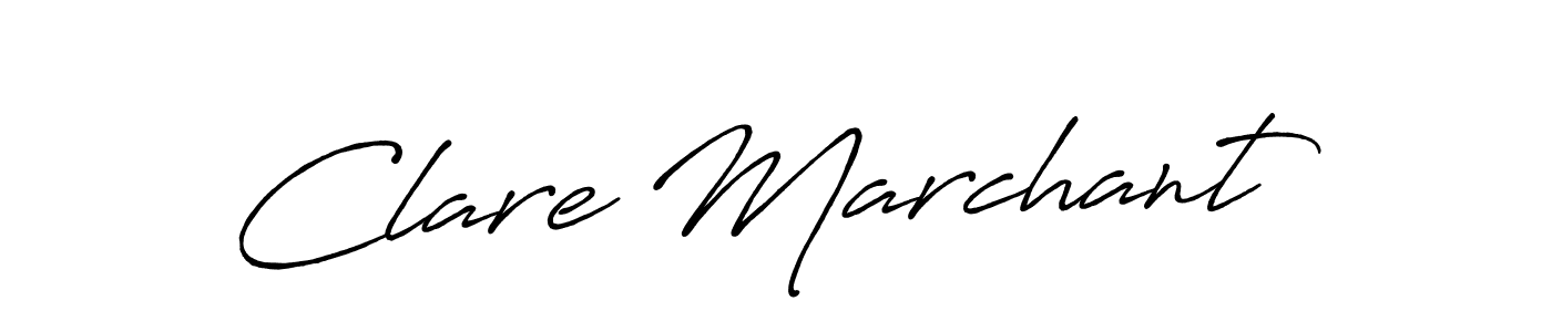 Create a beautiful signature design for name Clare Marchant. With this signature (Antro_Vectra_Bolder) fonts, you can make a handwritten signature for free. Clare Marchant signature style 7 images and pictures png