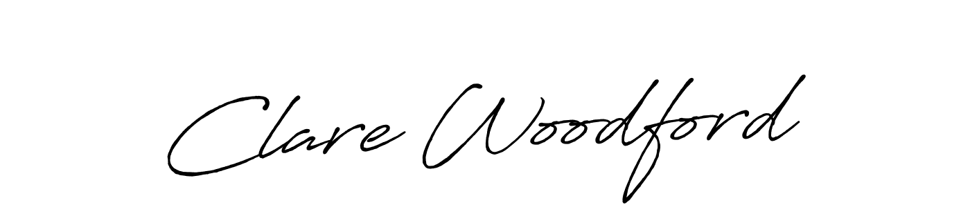 Also we have Clare Woodford name is the best signature style. Create professional handwritten signature collection using Antro_Vectra_Bolder autograph style. Clare Woodford signature style 7 images and pictures png