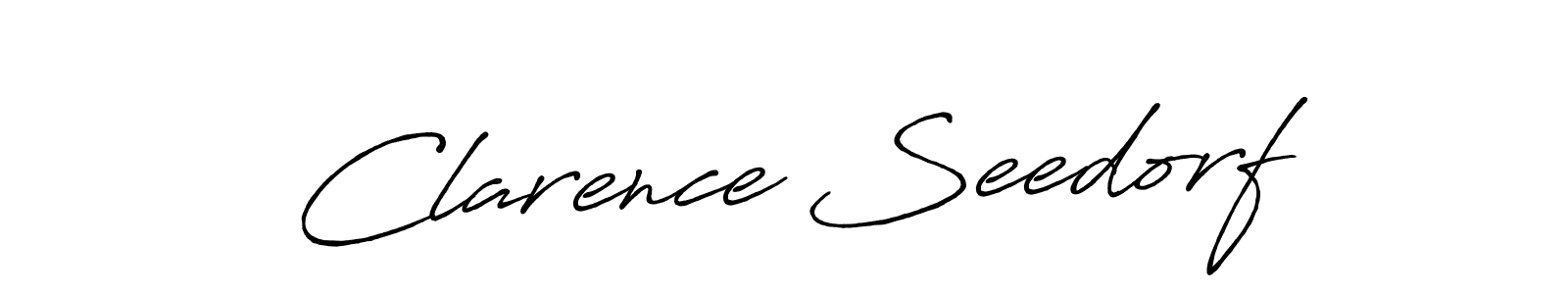 Use a signature maker to create a handwritten signature online. With this signature software, you can design (Antro_Vectra_Bolder) your own signature for name Clarence Seedorf. Clarence Seedorf signature style 7 images and pictures png