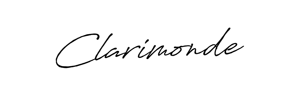 The best way (Antro_Vectra_Bolder) to make a short signature is to pick only two or three words in your name. The name Clarimonde include a total of six letters. For converting this name. Clarimonde signature style 7 images and pictures png