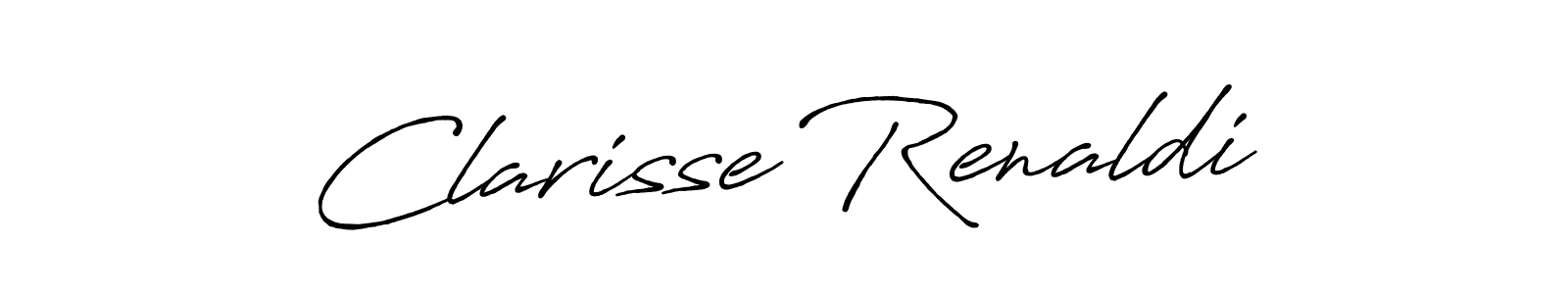 Create a beautiful signature design for name Clarisse Renaldi. With this signature (Antro_Vectra_Bolder) fonts, you can make a handwritten signature for free. Clarisse Renaldi signature style 7 images and pictures png