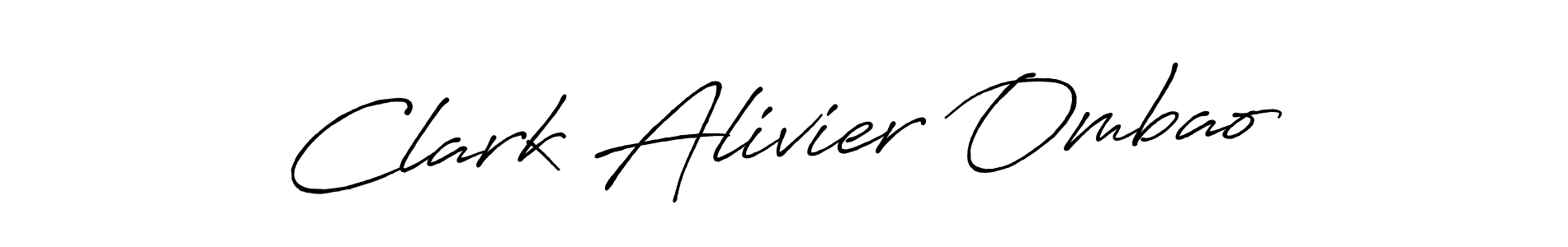 Once you've used our free online signature maker to create your best signature Antro_Vectra_Bolder style, it's time to enjoy all of the benefits that Clark Alivier Ombao name signing documents. Clark Alivier Ombao signature style 7 images and pictures png