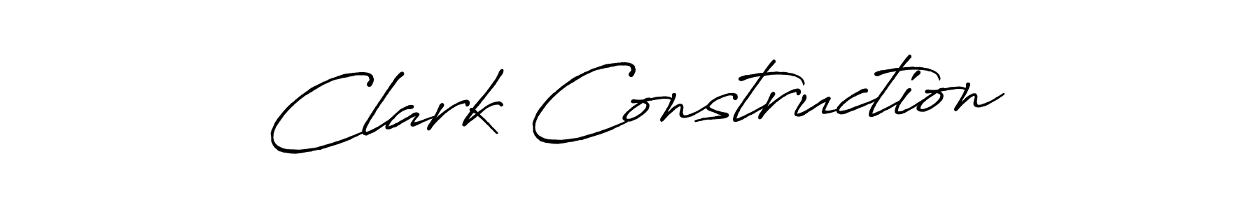 It looks lik you need a new signature style for name Clark Construction. Design unique handwritten (Antro_Vectra_Bolder) signature with our free signature maker in just a few clicks. Clark Construction signature style 7 images and pictures png