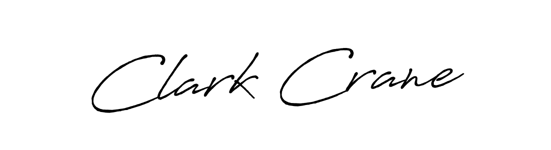 Make a beautiful signature design for name Clark Crane. With this signature (Antro_Vectra_Bolder) style, you can create a handwritten signature for free. Clark Crane signature style 7 images and pictures png