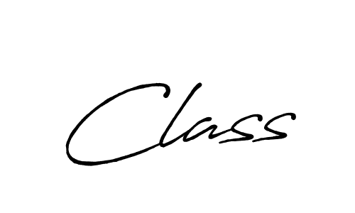 Create a beautiful signature design for name Class. With this signature (Antro_Vectra_Bolder) fonts, you can make a handwritten signature for free. Class signature style 7 images and pictures png