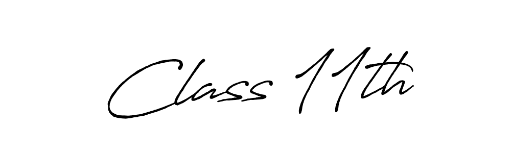 How to make Class 11th signature? Antro_Vectra_Bolder is a professional autograph style. Create handwritten signature for Class 11th name. Class 11th signature style 7 images and pictures png