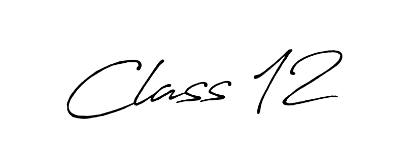 How to Draw Class 12 signature style? Antro_Vectra_Bolder is a latest design signature styles for name Class 12. Class 12 signature style 7 images and pictures png