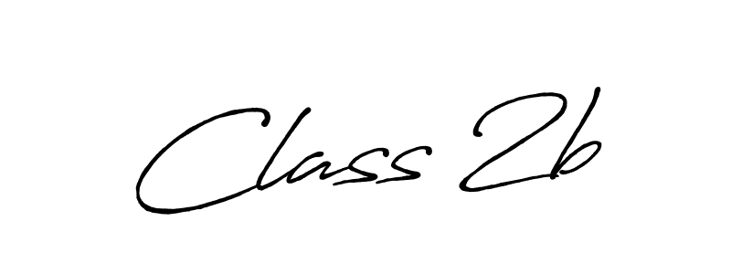 How to make Class 2b signature? Antro_Vectra_Bolder is a professional autograph style. Create handwritten signature for Class 2b name. Class 2b signature style 7 images and pictures png