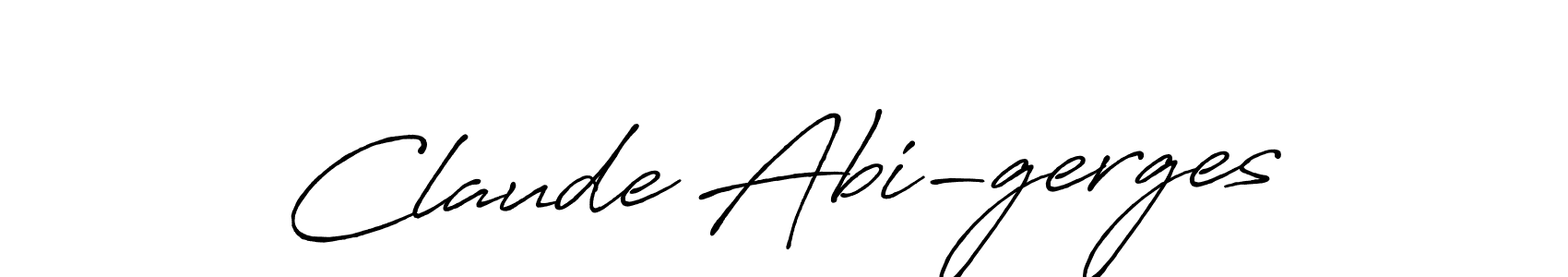 Similarly Antro_Vectra_Bolder is the best handwritten signature design. Signature creator online .You can use it as an online autograph creator for name Claude Abi-gerges. Claude Abi-gerges signature style 7 images and pictures png