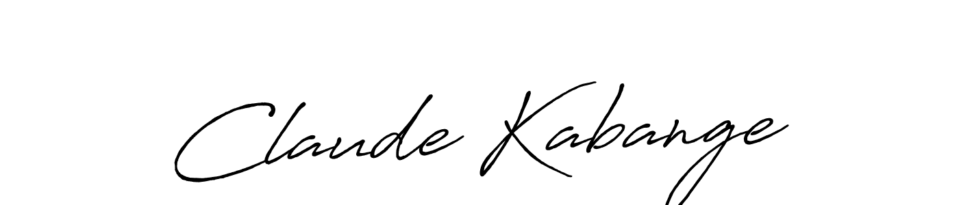 Use a signature maker to create a handwritten signature online. With this signature software, you can design (Antro_Vectra_Bolder) your own signature for name Claude Kabange. Claude Kabange signature style 7 images and pictures png