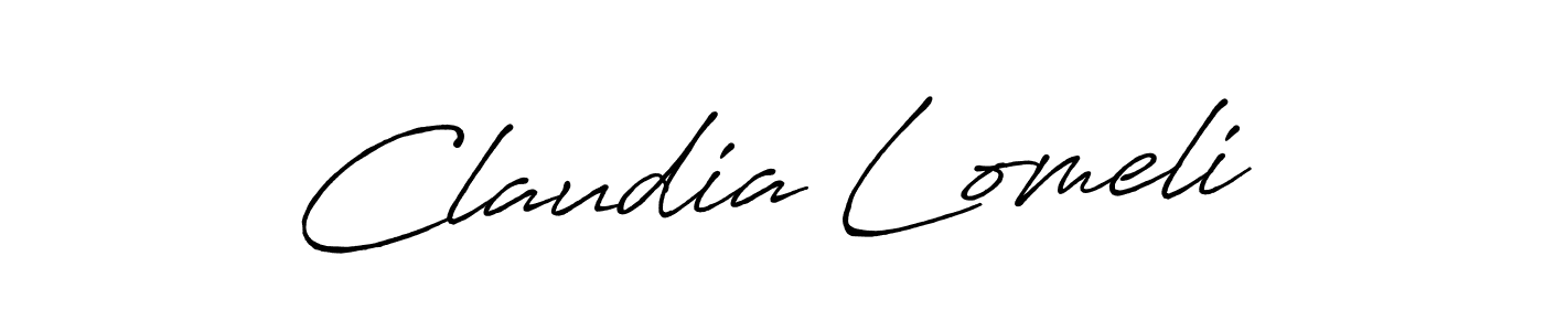 Similarly Antro_Vectra_Bolder is the best handwritten signature design. Signature creator online .You can use it as an online autograph creator for name Claudia Lomeli. Claudia Lomeli signature style 7 images and pictures png