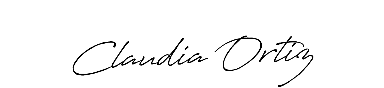 Antro_Vectra_Bolder is a professional signature style that is perfect for those who want to add a touch of class to their signature. It is also a great choice for those who want to make their signature more unique. Get Claudia Ortiz name to fancy signature for free. Claudia Ortiz signature style 7 images and pictures png