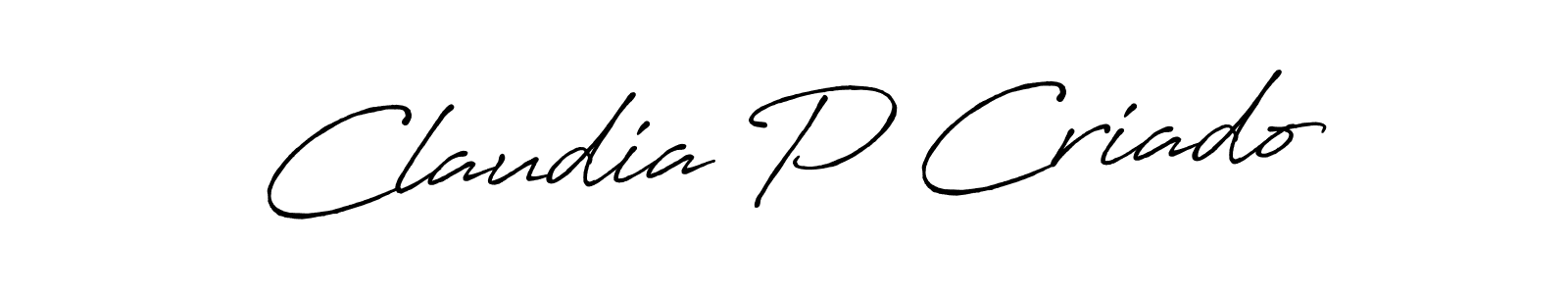 Make a beautiful signature design for name Claudia P Criado. Use this online signature maker to create a handwritten signature for free. Claudia P Criado signature style 7 images and pictures png