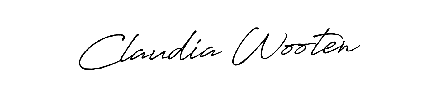 Best and Professional Signature Style for Claudia Wooten. Antro_Vectra_Bolder Best Signature Style Collection. Claudia Wooten signature style 7 images and pictures png