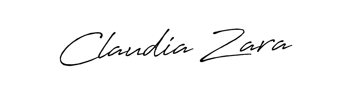 if you are searching for the best signature style for your name Claudia Zara. so please give up your signature search. here we have designed multiple signature styles  using Antro_Vectra_Bolder. Claudia Zara signature style 7 images and pictures png