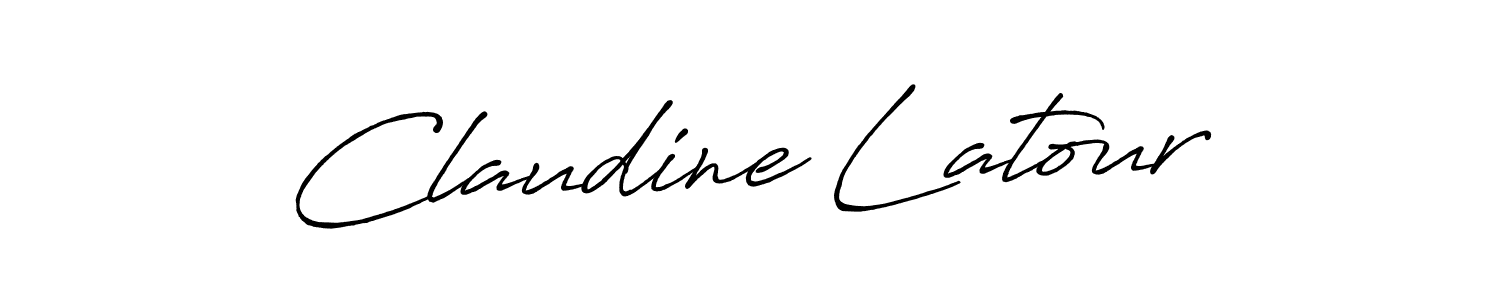 Also we have Claudine Latour name is the best signature style. Create professional handwritten signature collection using Antro_Vectra_Bolder autograph style. Claudine Latour signature style 7 images and pictures png