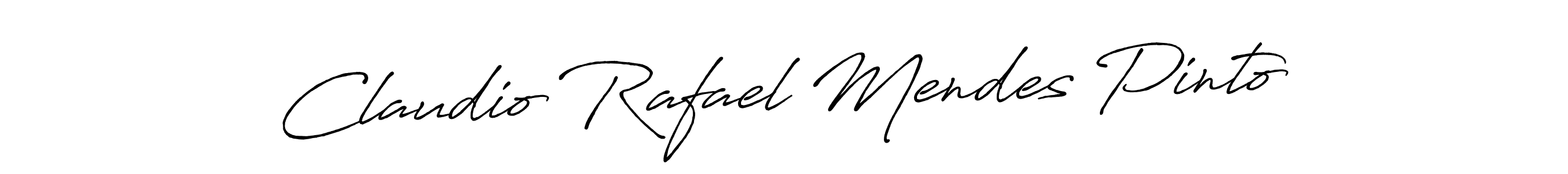 Make a beautiful signature design for name Claudio Rafael Mendes Pinto. With this signature (Antro_Vectra_Bolder) style, you can create a handwritten signature for free. Claudio Rafael Mendes Pinto signature style 7 images and pictures png