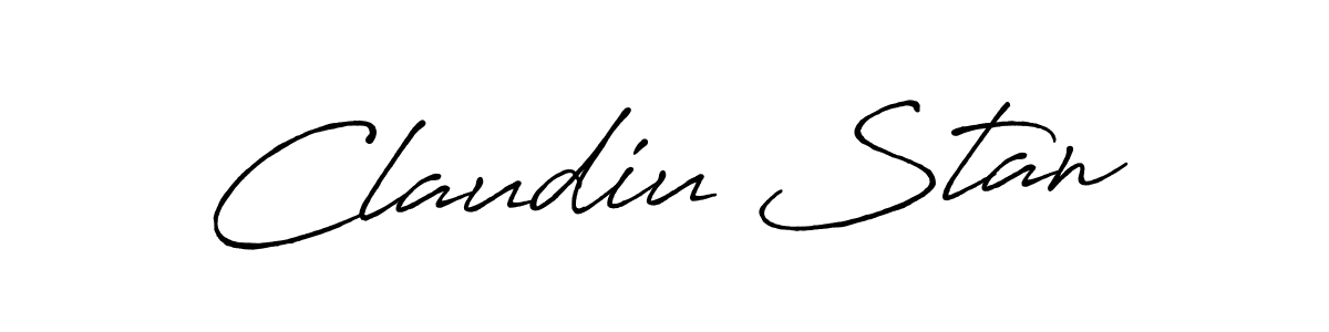 Antro_Vectra_Bolder is a professional signature style that is perfect for those who want to add a touch of class to their signature. It is also a great choice for those who want to make their signature more unique. Get Claudiu Stan name to fancy signature for free. Claudiu Stan signature style 7 images and pictures png