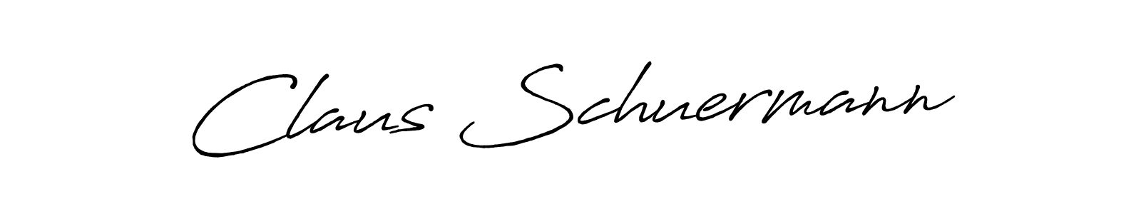 How to make Claus Schuermann name signature. Use Antro_Vectra_Bolder style for creating short signs online. This is the latest handwritten sign. Claus Schuermann signature style 7 images and pictures png