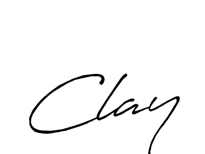 Create a beautiful signature design for name Clay. With this signature (Antro_Vectra_Bolder) fonts, you can make a handwritten signature for free. Clay signature style 7 images and pictures png