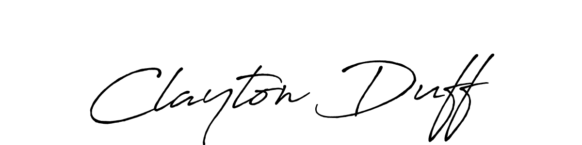 if you are searching for the best signature style for your name Clayton Duff. so please give up your signature search. here we have designed multiple signature styles  using Antro_Vectra_Bolder. Clayton Duff signature style 7 images and pictures png