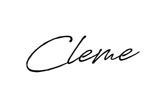 Best and Professional Signature Style for Cleme. Antro_Vectra_Bolder Best Signature Style Collection. Cleme signature style 7 images and pictures png