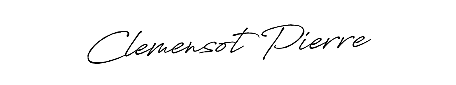 How to make Clemensot Pierre signature? Antro_Vectra_Bolder is a professional autograph style. Create handwritten signature for Clemensot Pierre name. Clemensot Pierre signature style 7 images and pictures png