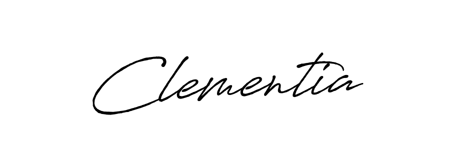 How to make Clementia name signature. Use Antro_Vectra_Bolder style for creating short signs online. This is the latest handwritten sign. Clementia signature style 7 images and pictures png