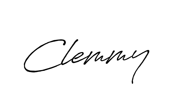 Also You can easily find your signature by using the search form. We will create Clemmy name handwritten signature images for you free of cost using Antro_Vectra_Bolder sign style. Clemmy signature style 7 images and pictures png