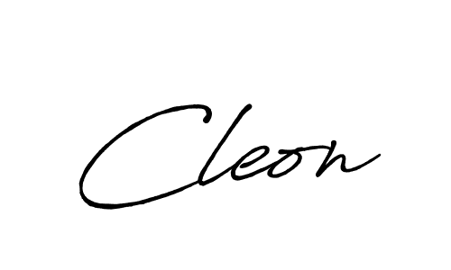 Design your own signature with our free online signature maker. With this signature software, you can create a handwritten (Antro_Vectra_Bolder) signature for name Cleon. Cleon signature style 7 images and pictures png