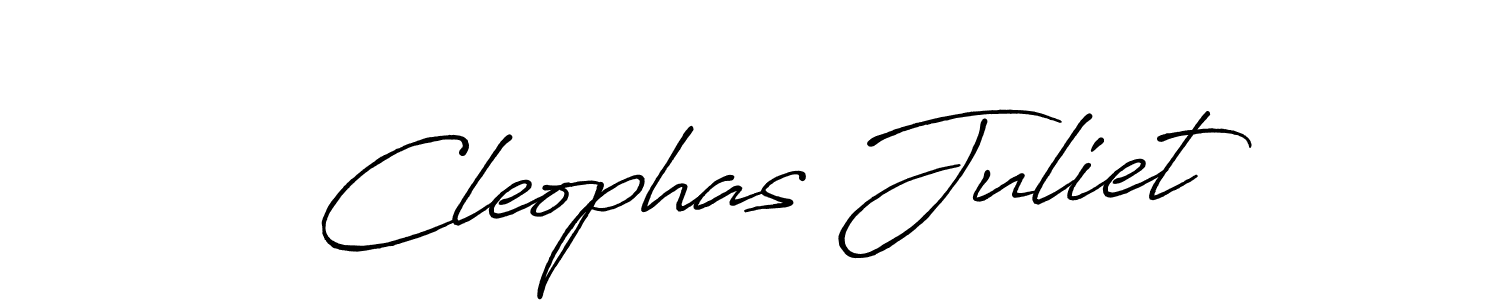 Antro_Vectra_Bolder is a professional signature style that is perfect for those who want to add a touch of class to their signature. It is also a great choice for those who want to make their signature more unique. Get Cleophas Juliet name to fancy signature for free. Cleophas Juliet signature style 7 images and pictures png