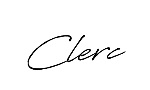 Use a signature maker to create a handwritten signature online. With this signature software, you can design (Antro_Vectra_Bolder) your own signature for name Clerc. Clerc signature style 7 images and pictures png