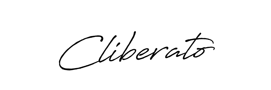 Design your own signature with our free online signature maker. With this signature software, you can create a handwritten (Antro_Vectra_Bolder) signature for name Cliberato. Cliberato signature style 7 images and pictures png