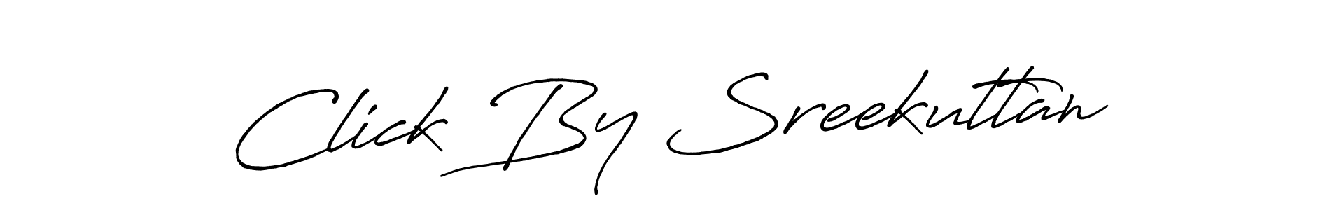 Click By Sreekuttan stylish signature style. Best Handwritten Sign (Antro_Vectra_Bolder) for my name. Handwritten Signature Collection Ideas for my name Click By Sreekuttan. Click By Sreekuttan signature style 7 images and pictures png