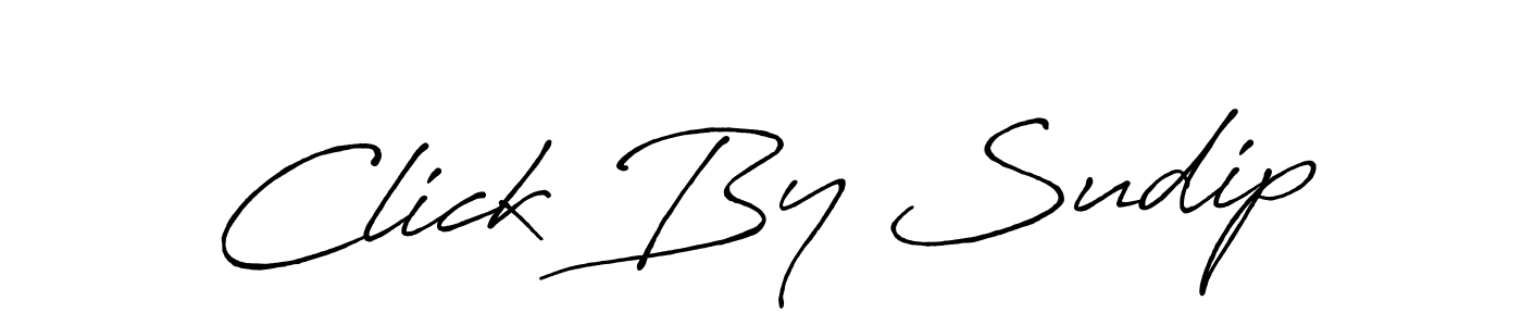 Once you've used our free online signature maker to create your best signature Antro_Vectra_Bolder style, it's time to enjoy all of the benefits that Click By Sudip name signing documents. Click By Sudip signature style 7 images and pictures png