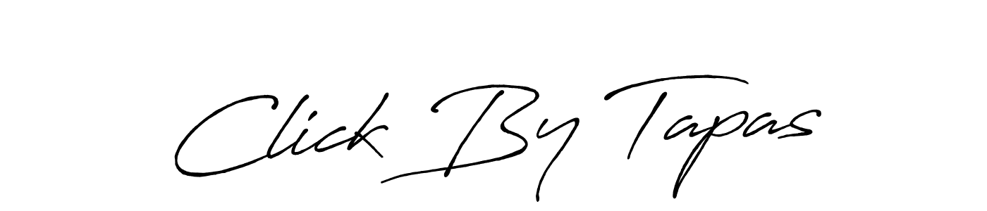 Use a signature maker to create a handwritten signature online. With this signature software, you can design (Antro_Vectra_Bolder) your own signature for name Click By Tapas. Click By Tapas signature style 7 images and pictures png