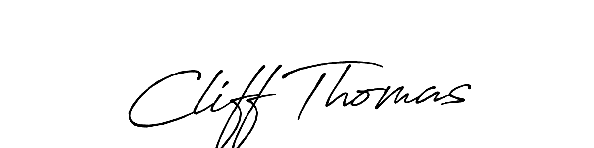 Make a beautiful signature design for name Cliff Thomas. Use this online signature maker to create a handwritten signature for free. Cliff Thomas signature style 7 images and pictures png