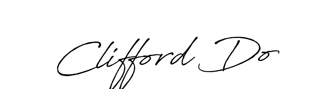 Design your own signature with our free online signature maker. With this signature software, you can create a handwritten (Antro_Vectra_Bolder) signature for name Clifford Do. Clifford Do signature style 7 images and pictures png